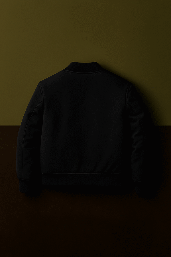 zestfits matte ribbed bomber jacket – sleek streetwear with edge