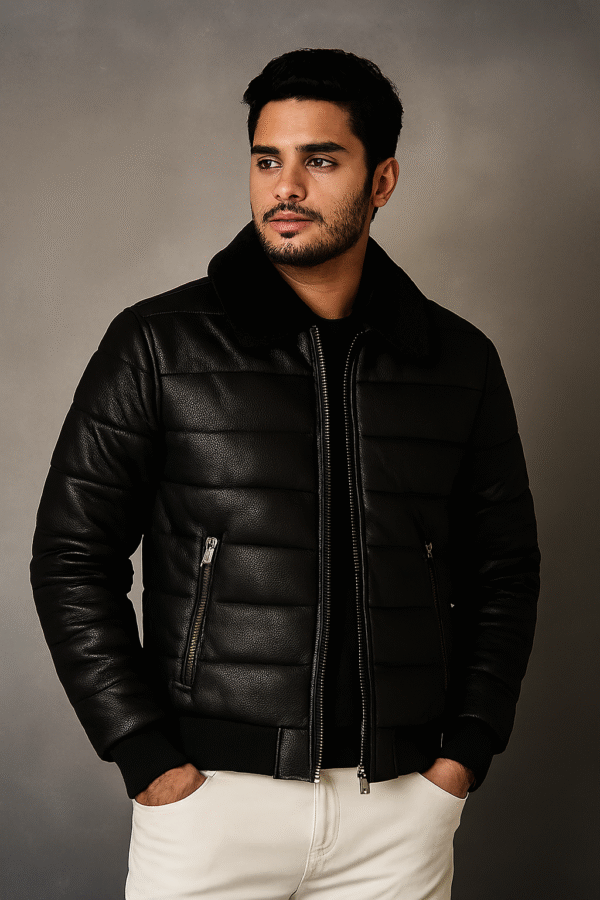 zestfits luxe fur collar puffer jacket – premium winter outerwear
