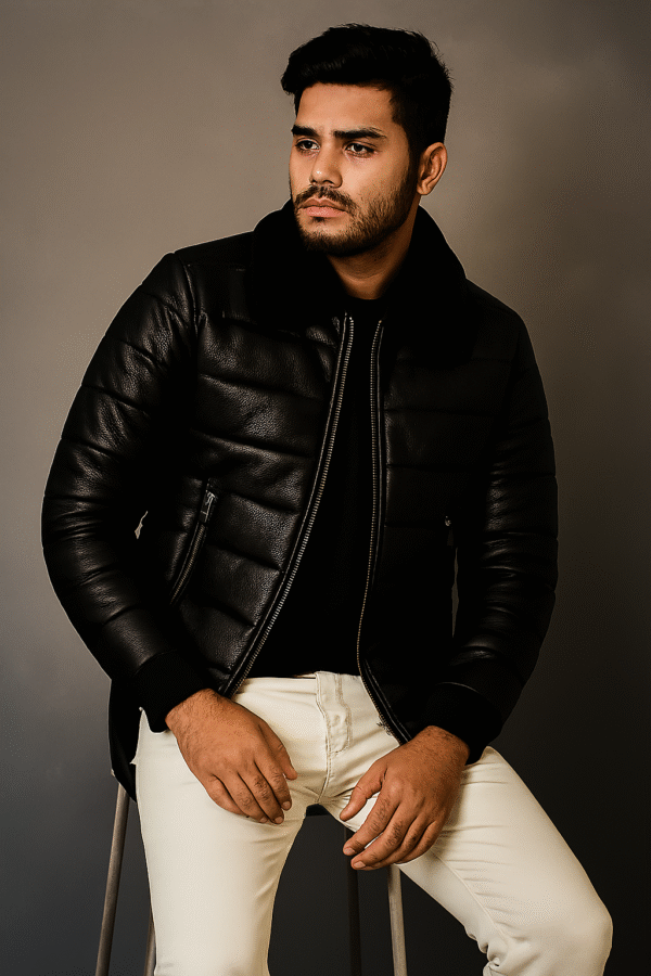 zestfits luxe fur collar puffer jacket – premium winter outerwear
