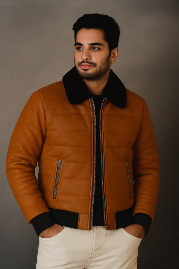 zestfits luxe fur collar puffer jacket – premium winter outerwear