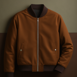 zestfits matte ribbed bomber jacket – sleek streetwear with edge