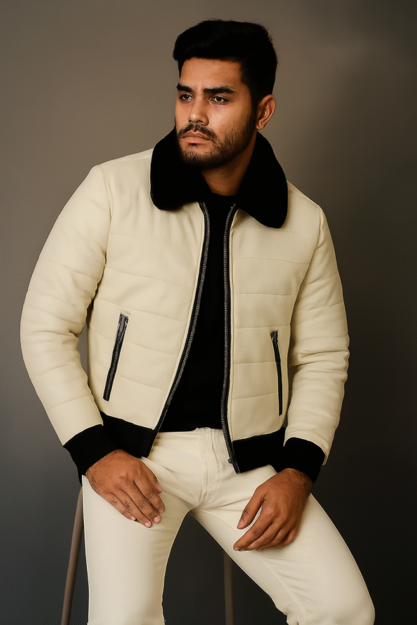 zestfits luxe fur collar puffer jacket – premium winter outerwear