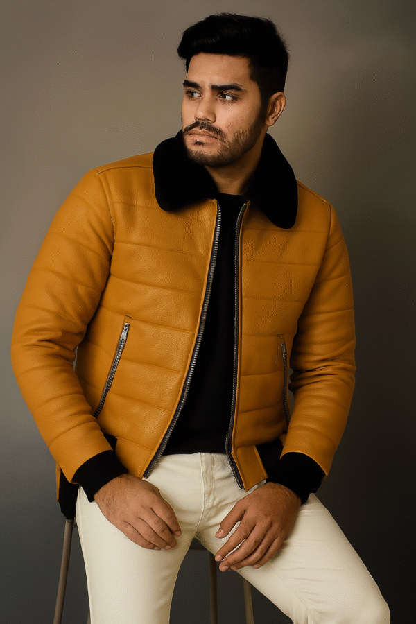 zestfits luxe fur collar puffer jacket – premium winter outerwear