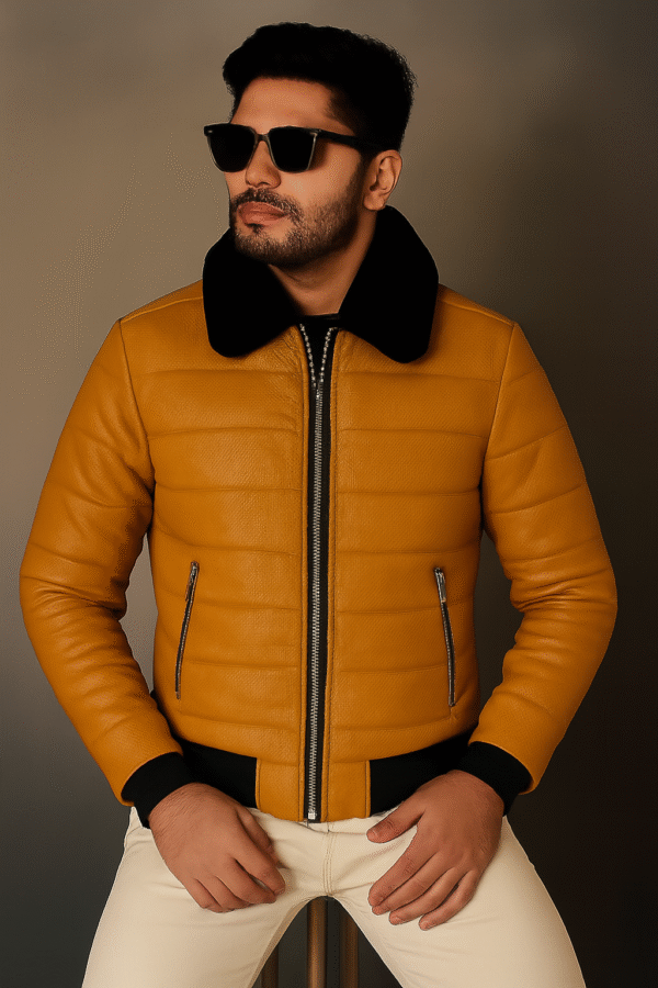 zestfits luxe fur collar puffer jacket – premium winter outerwear
